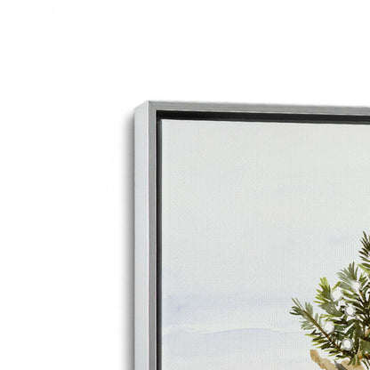 [Color:Polished Chrome], Picture of art in a Polished Chrome frame at an angle