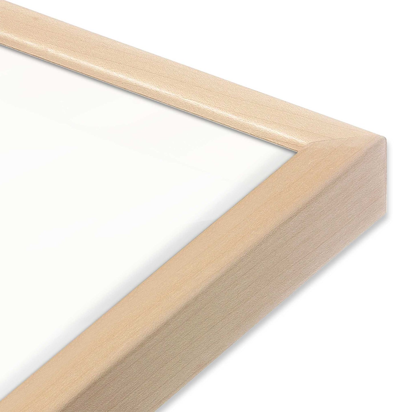 [Color:Raw Maple], Picture of art in a Raw Maple frame of the corner