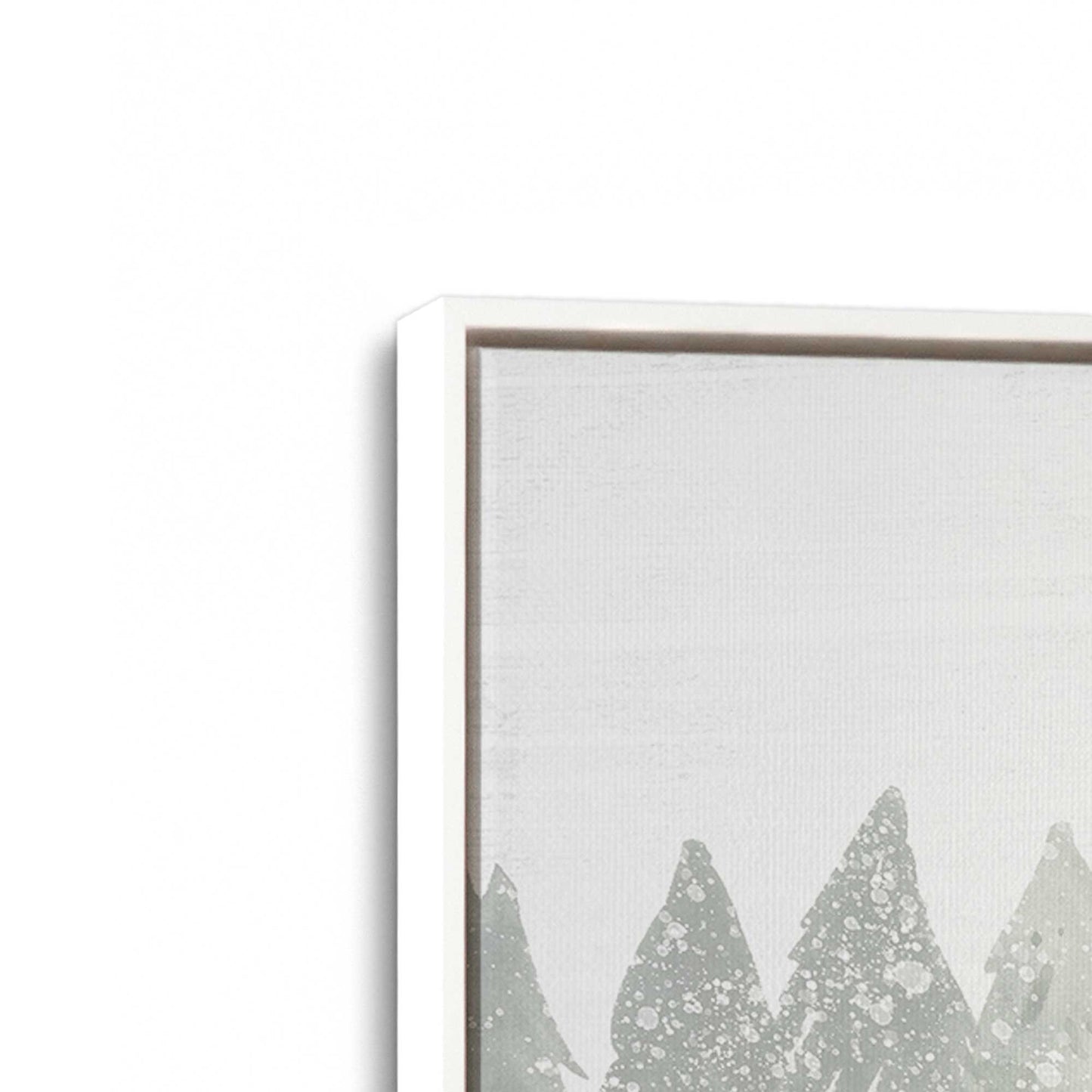 [Color:Opaque White], Picture of art in a White frame at an angle