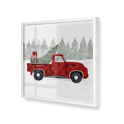 [Color:Opaque White], Picture of art in a Opaque White frame at an angle