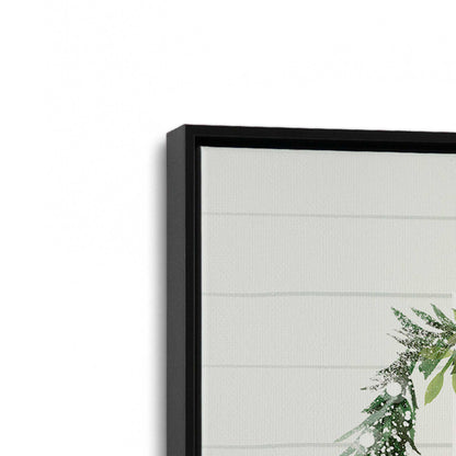 [Color:Satin Black], Picture of art in a Satin Black frame at an angle