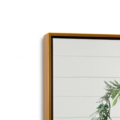 [Color:Polished Gold], Picture of art in a Polished Gold frame at an angle