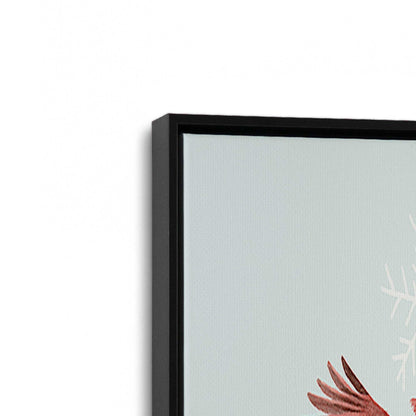 [Color:Satin Black], Picture of art in a Satin Black frame at an angle