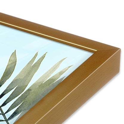 [Color:Polished Gold], Picture of art in a Polished Gold frame of the corner