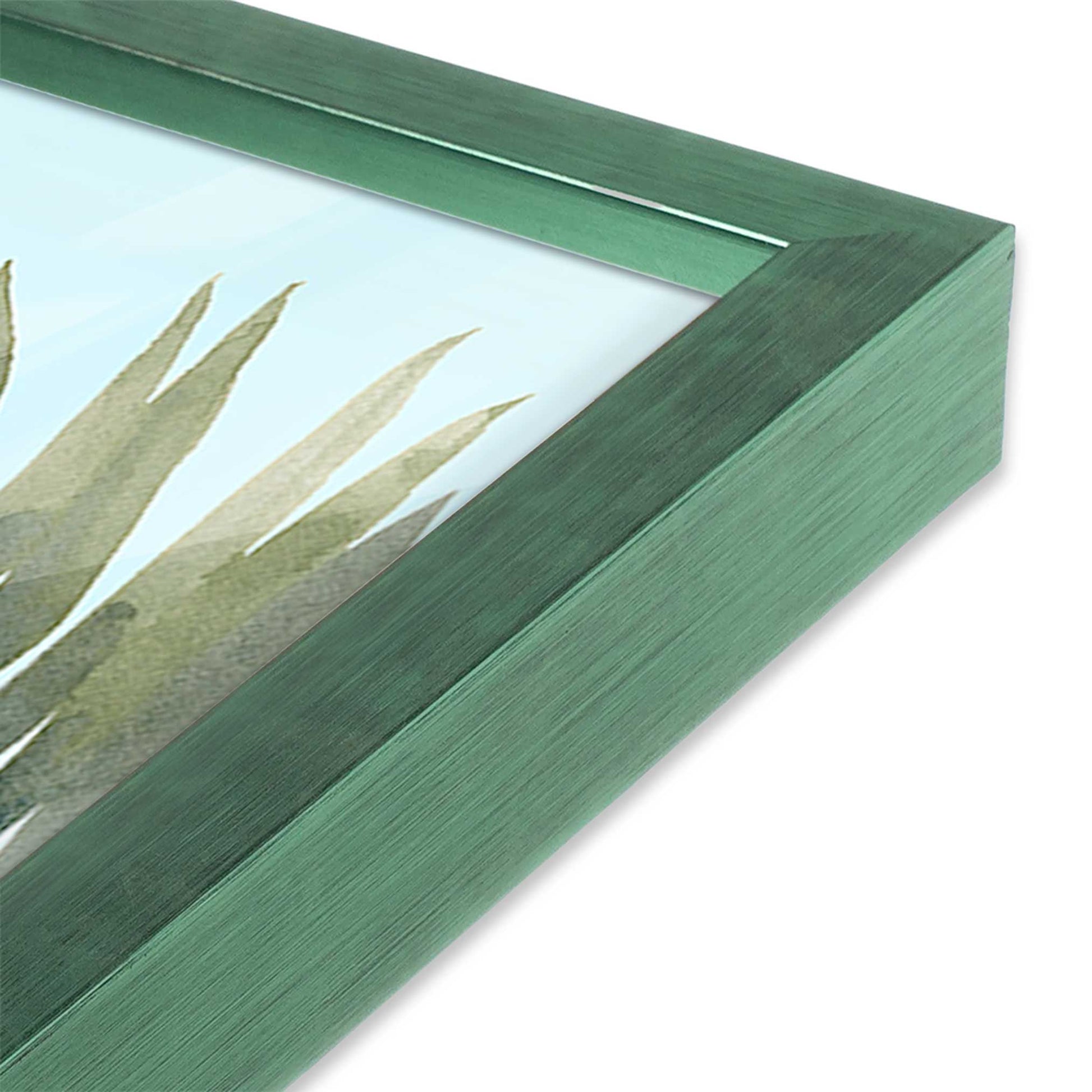 [Color:Lemon Grass], Picture of art in a Lemon Grass frame of the corner