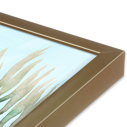 [Color:Brushed Gold], Picture of art in a Brushed Gold frame of the corner