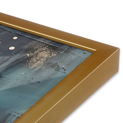 [Color:Polished Gold], Picture of art in a Polished Gold frame of the corner