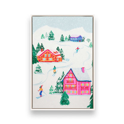 [Color:Opaque White], Picture of art in a White frame