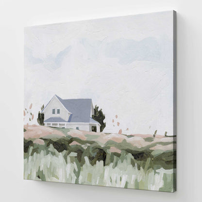 [Color:Stretched Canvas], Picture of art at an angle