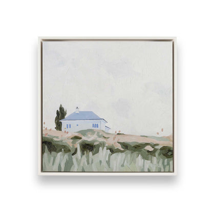 [Color:Opaque White], Picture of art in a White frame