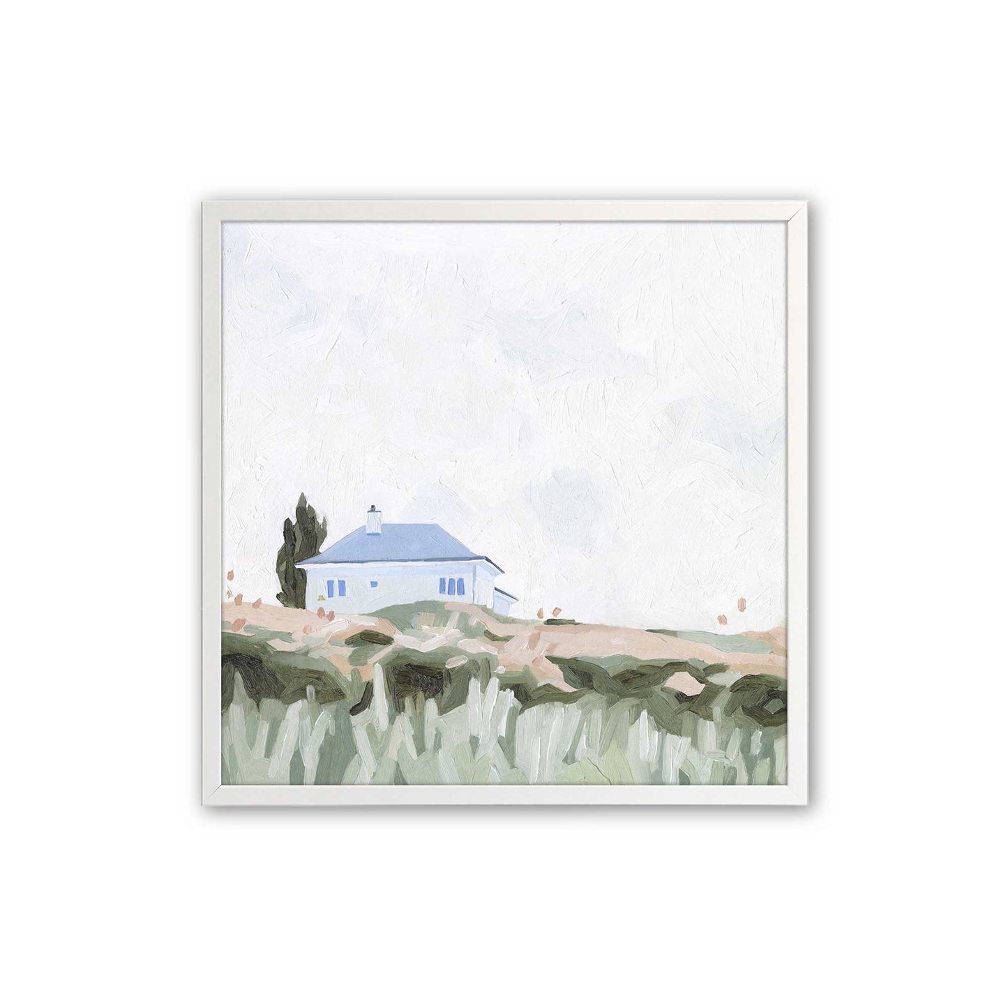 [Color:Opaque White], Picture of art in a Opaque White frame