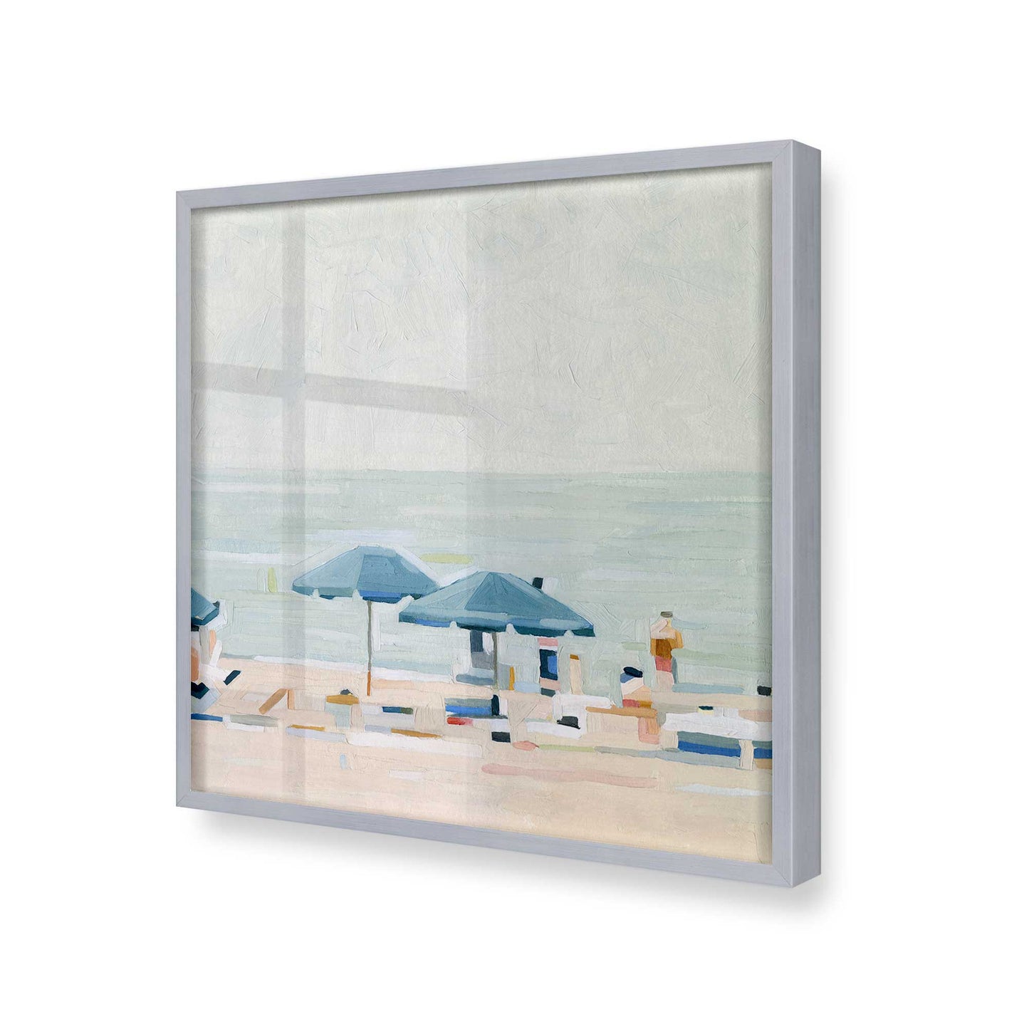 [Color:Polished Chrome], Picture of art in a Polished Chrome frame at an angle