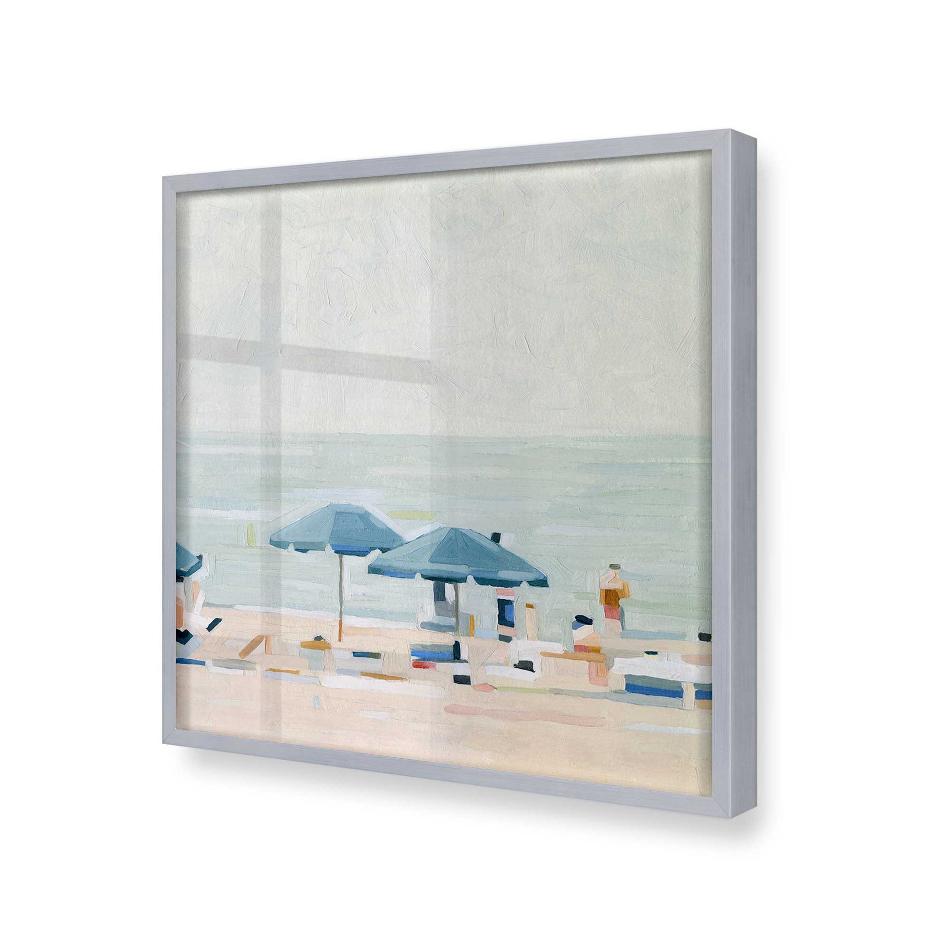 [Color:Polished Chrome], Picture of art in a Polished Chrome frame at an angle