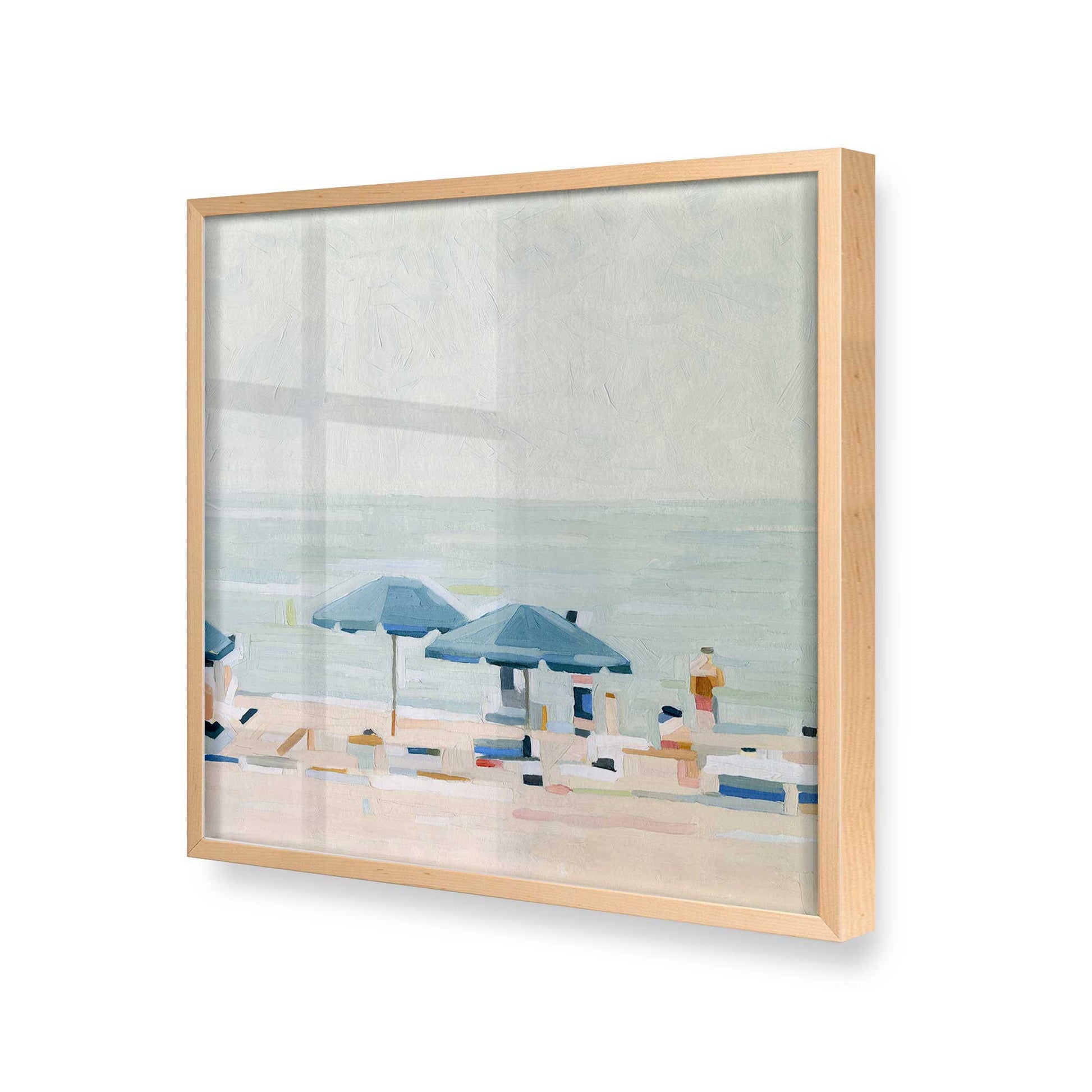 [Color:Raw Maple], Picture of art in a Raw Maple frame at an angle