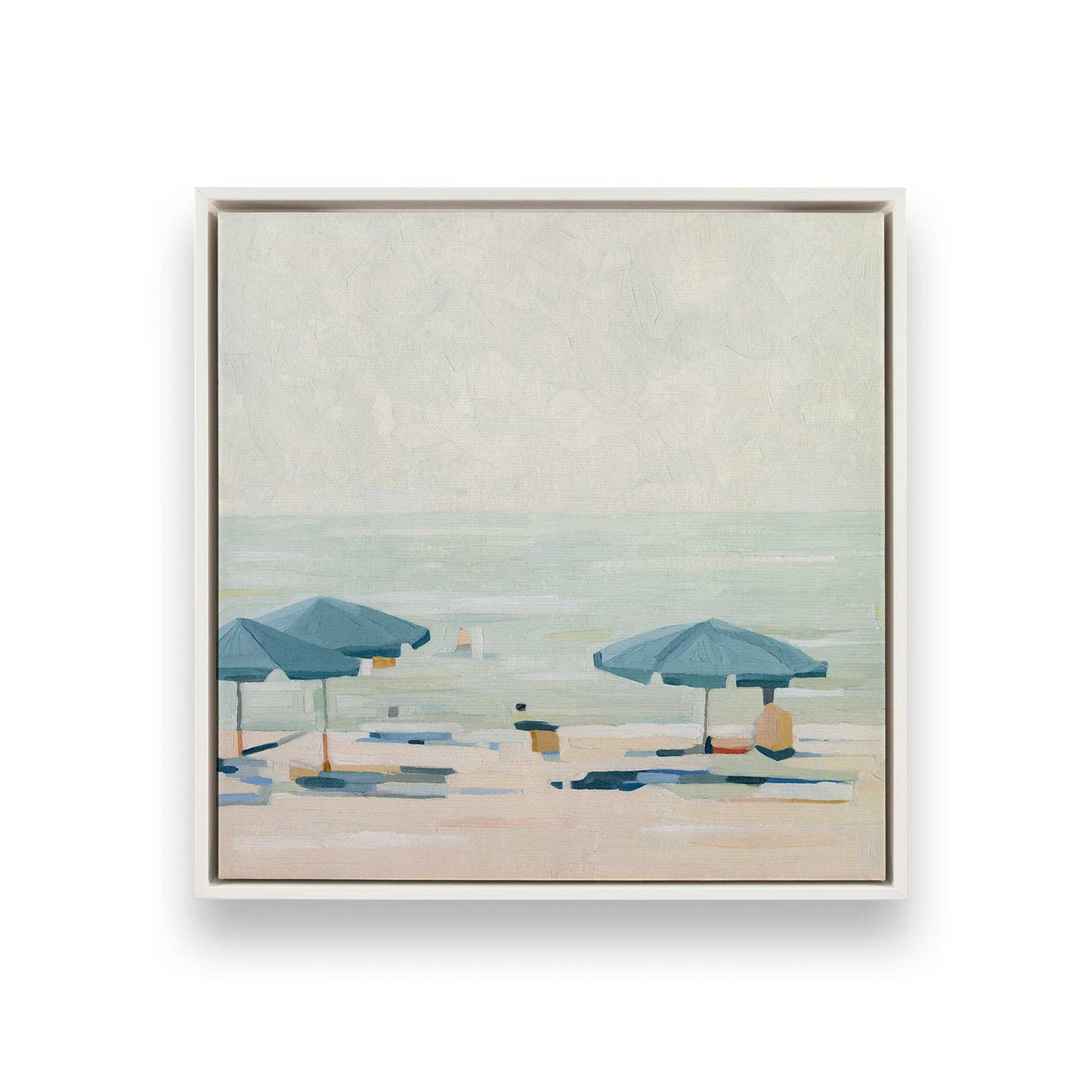 [Color:Opaque White], Picture of art in a White frame