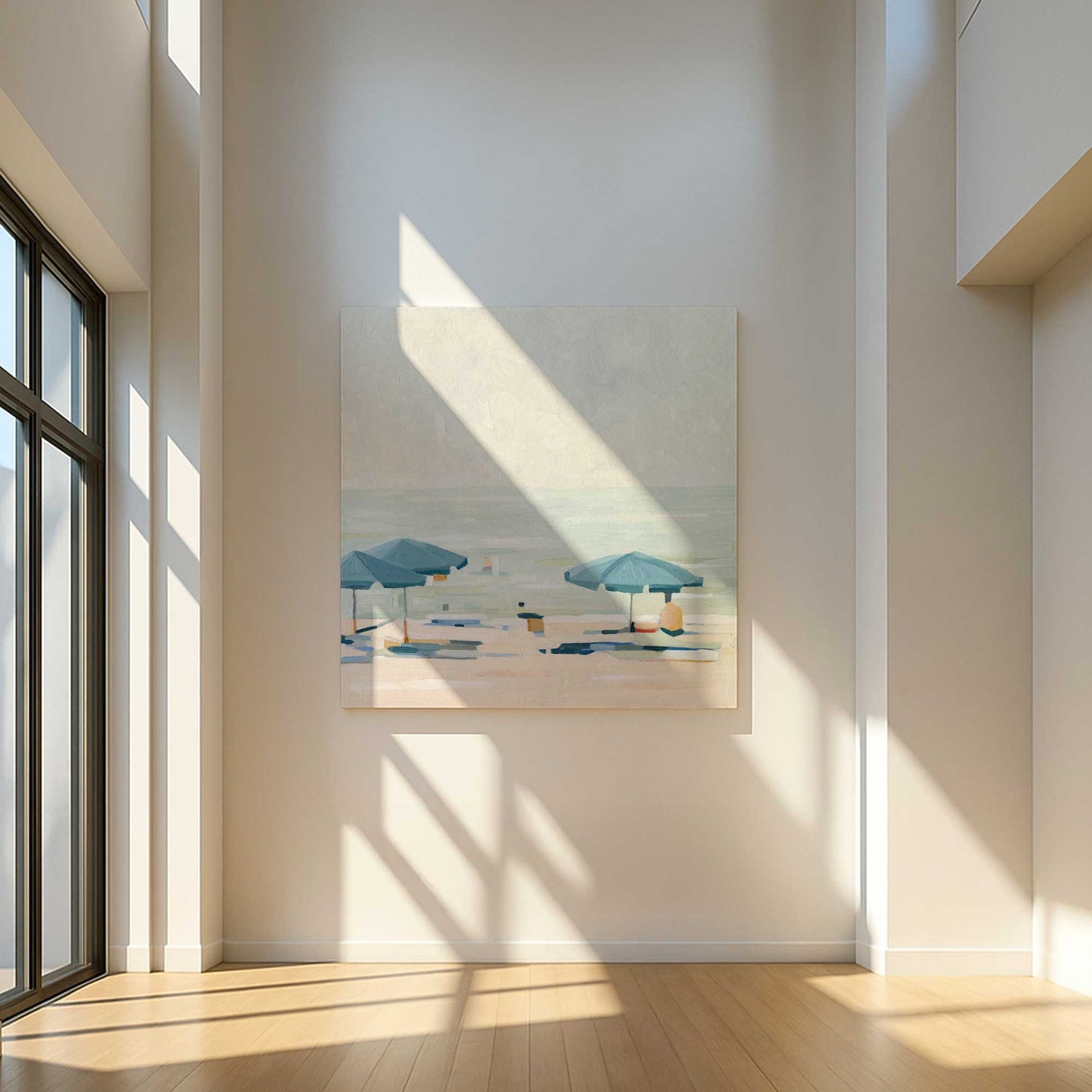 [Color:Stretched Canvas], Picture of art in a room