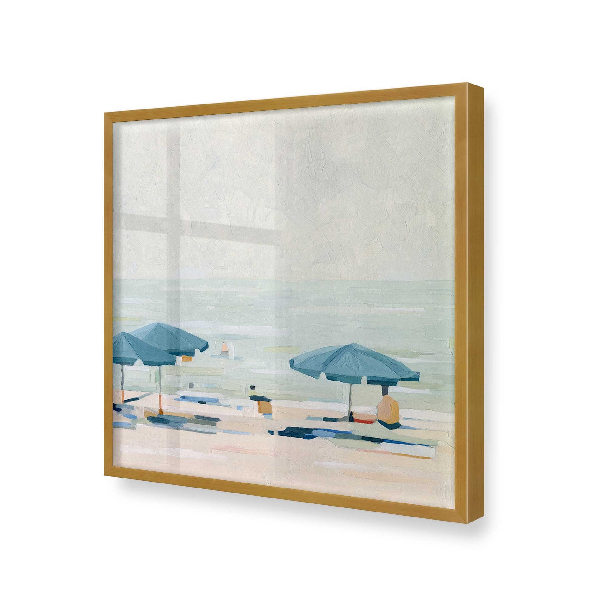 [Color:Polished Gold], Picture of art in a Polished Gold frame at an angle