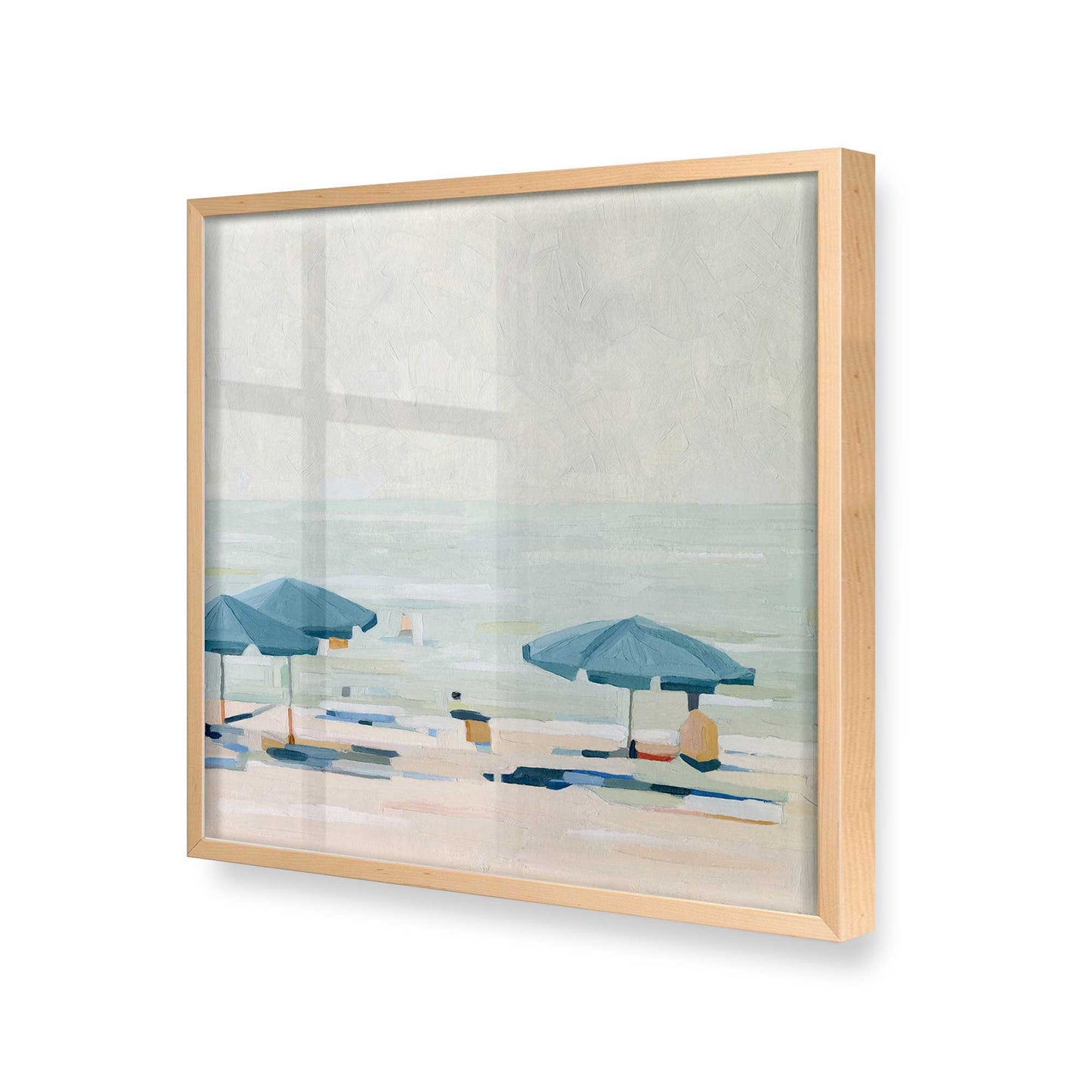 [Color:Raw Maple], Picture of art in a Raw Maple frame at an angle