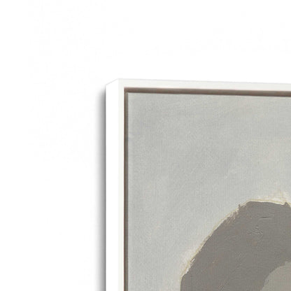 [Color:Opaque White], Picture of art in a White frame at an angle