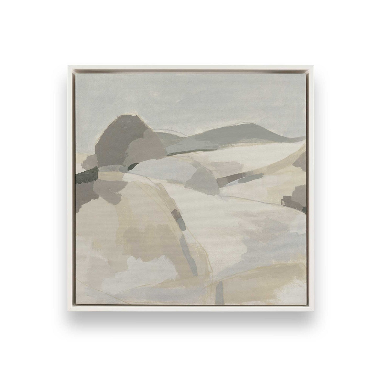 [Color:Opaque White], Picture of art in a White frame