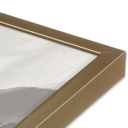 [Color:Brushed Gold], Picture of art in a Brushed Gold frame of the corner