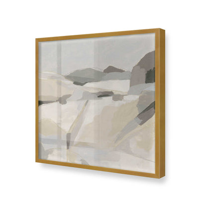 [Color:Polished Gold], Picture of art in a Polished Gold frame at an angle