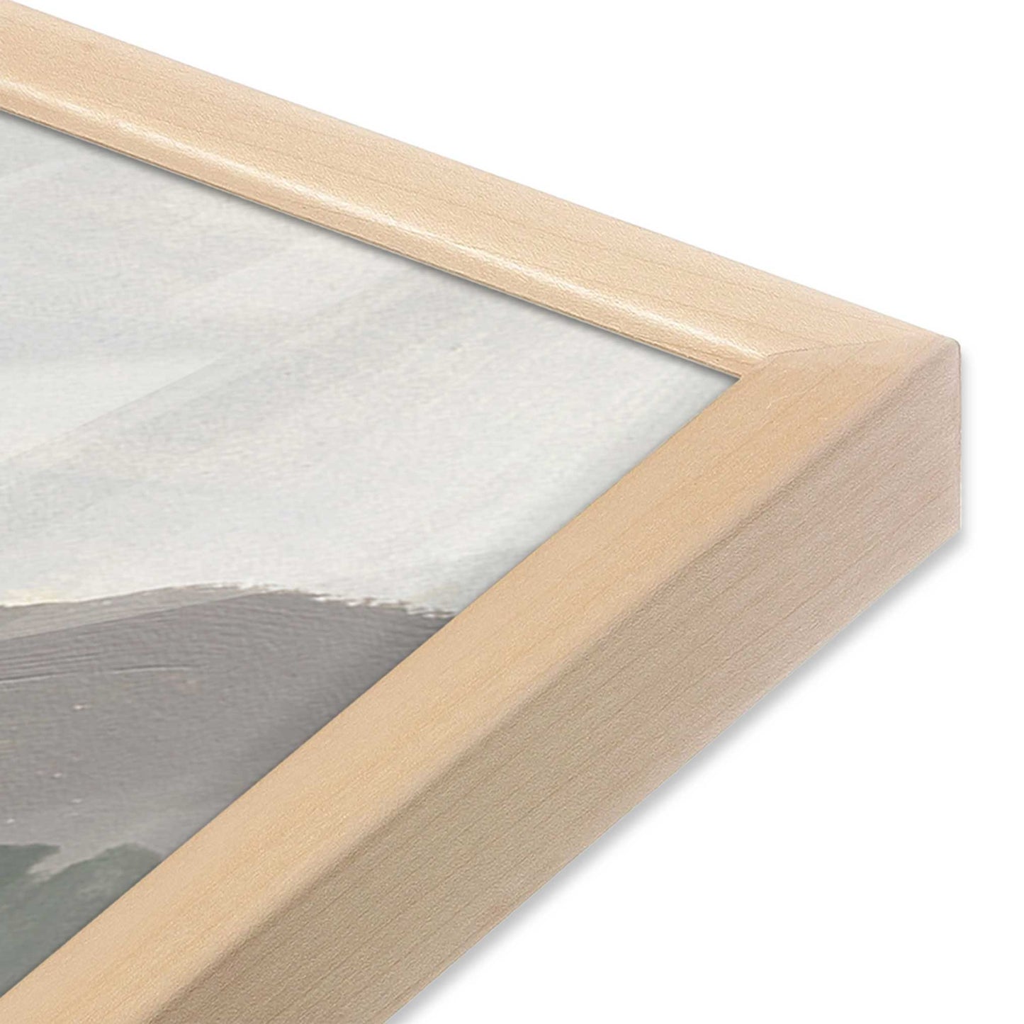 [Color:Raw Maple], Picture of art in a Raw Maple frame of the corner