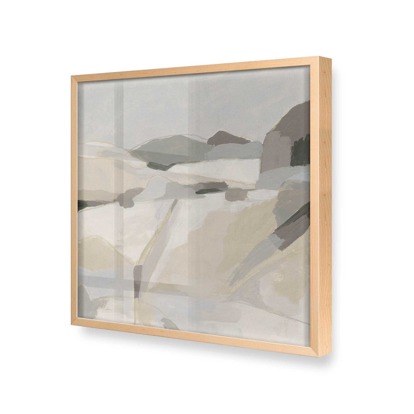 [Color:Raw Maple], Picture of art in a Raw Maple frame at an angle