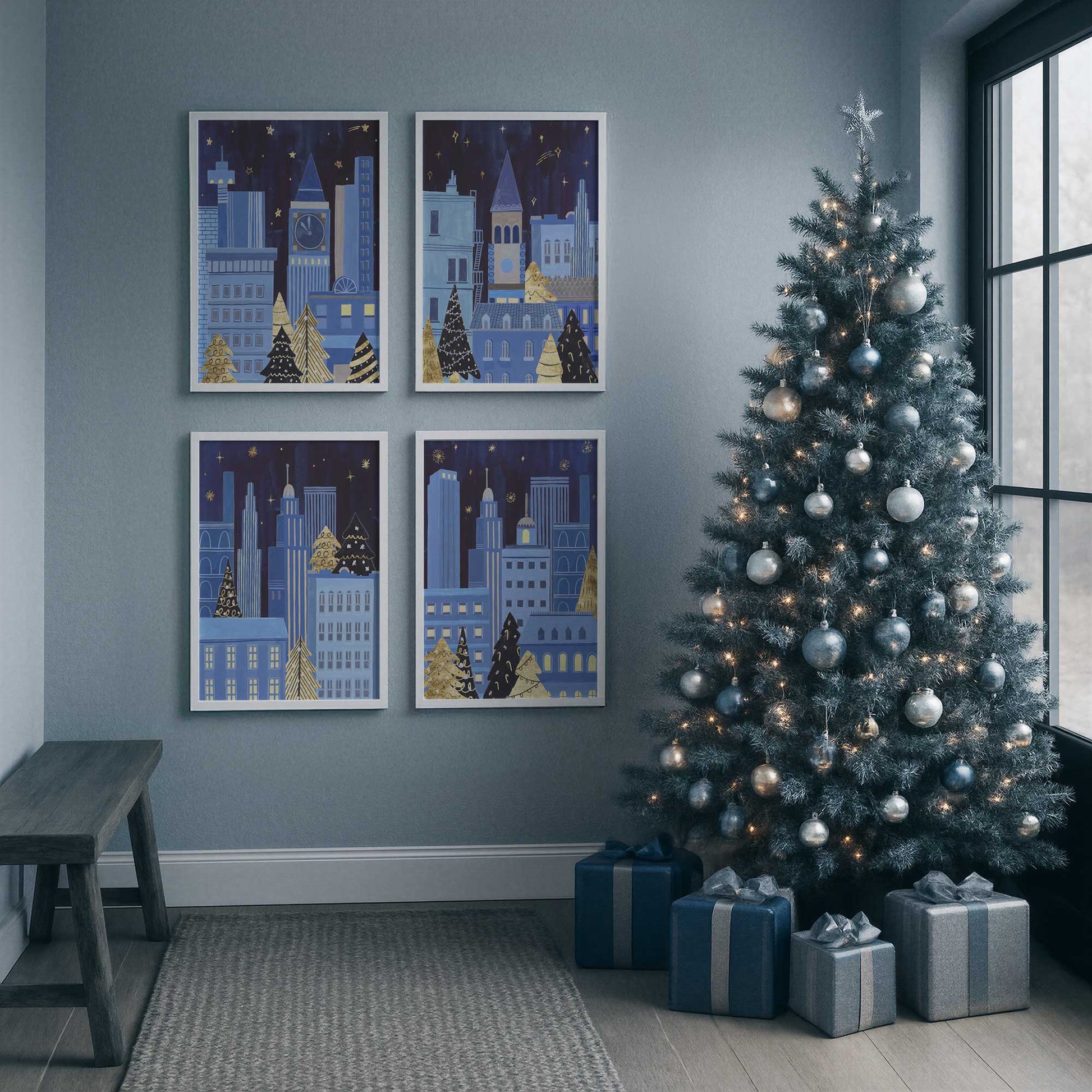 [Color:Walnut], Picture of art in a Walnut frame