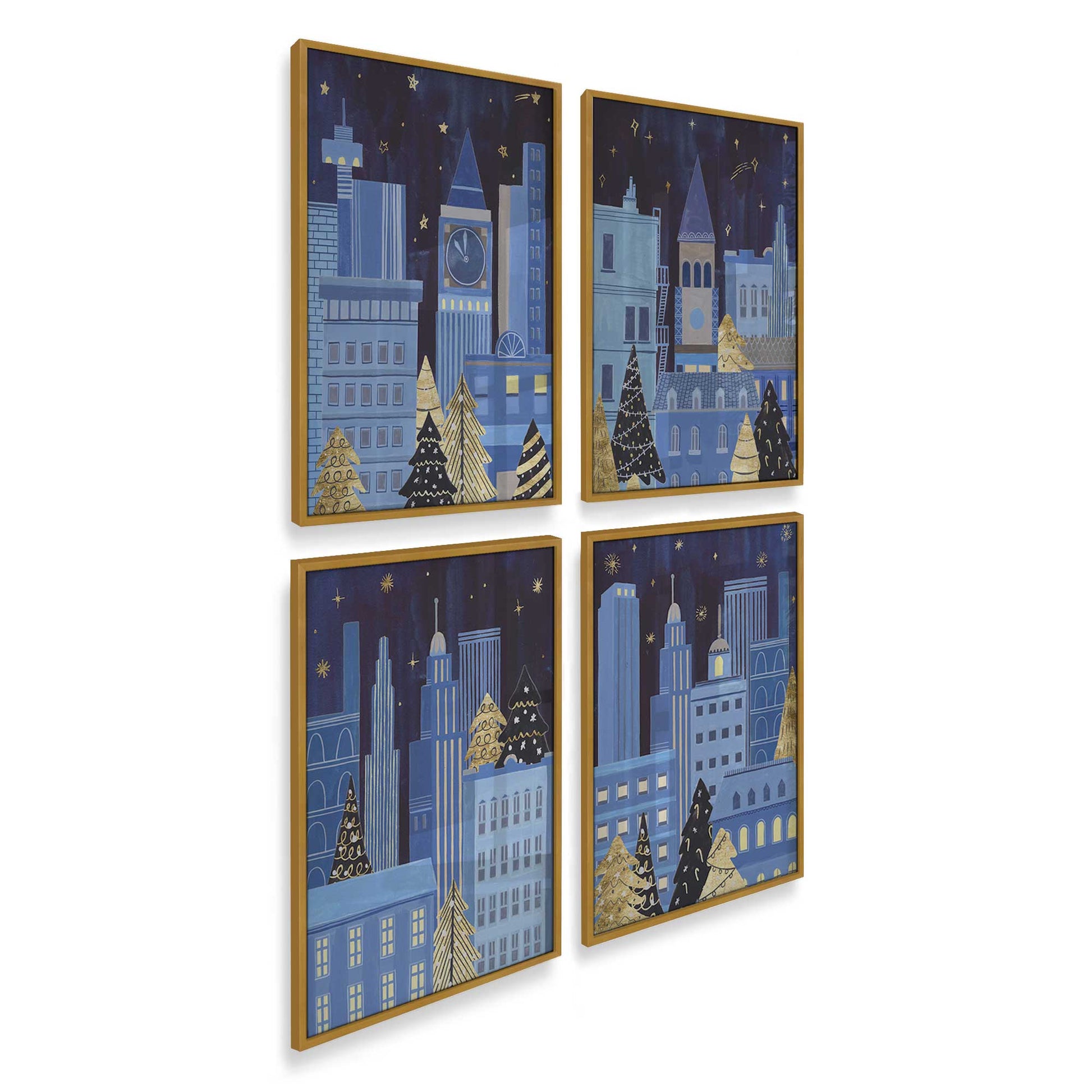 [Color:Polished Gold], Picture of art in a Polished Gold frame of the corner