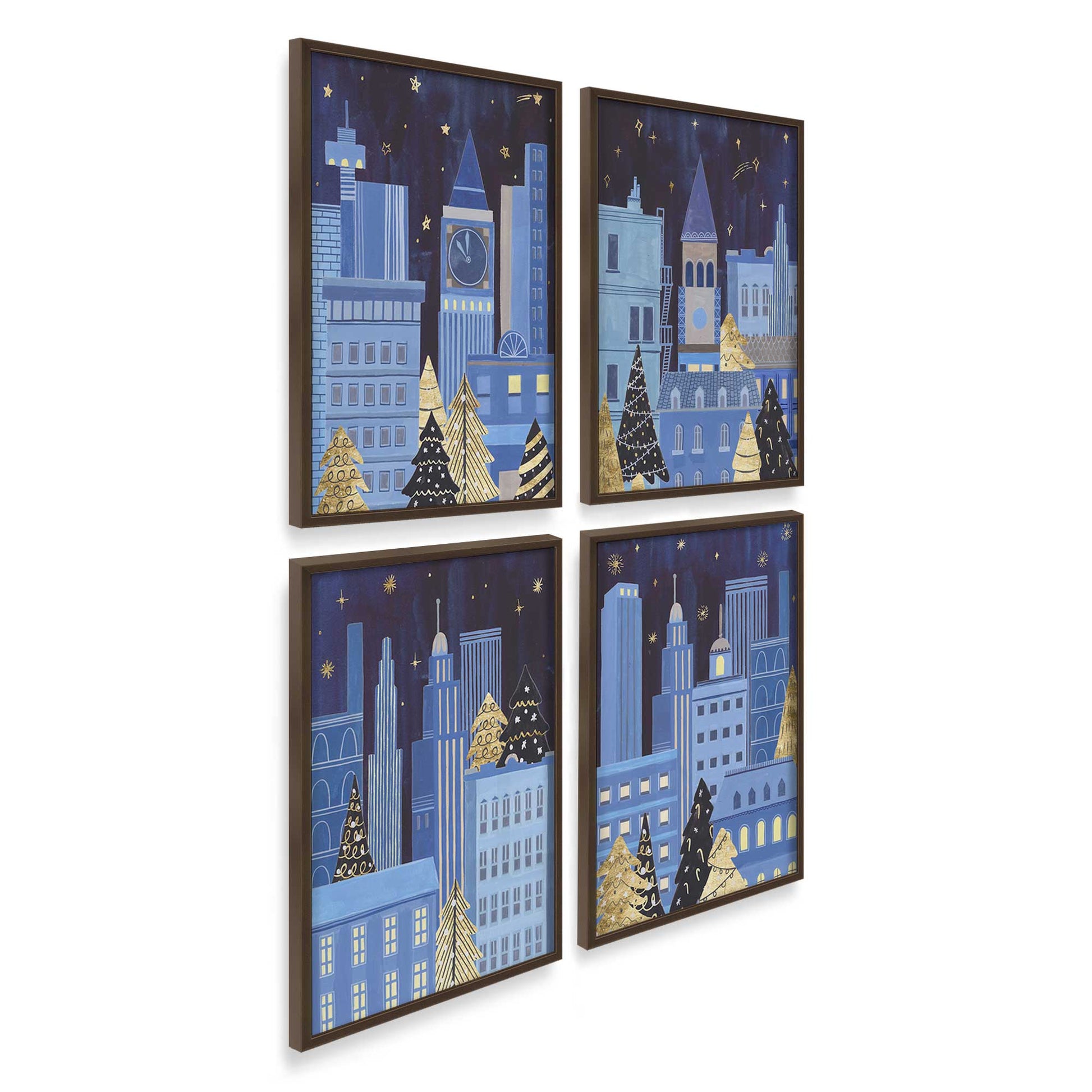 [Color:Belvinder Brown], Picture of art in a Belvinder Brown frame at an angle