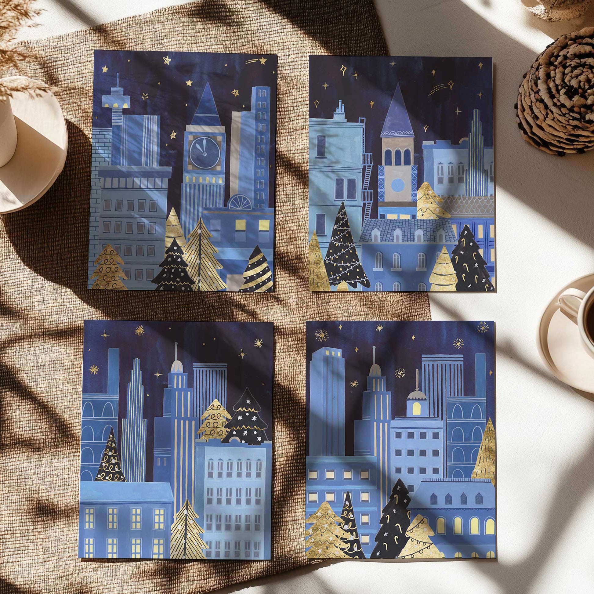 [color:Rolled Print], Picture of art in a room