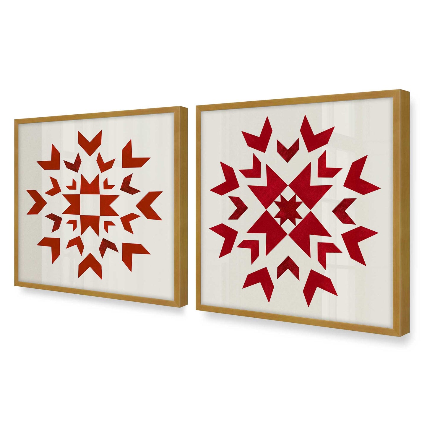 [Color:Polished Gold], Picture of art in a Polished Gold frame of the corner