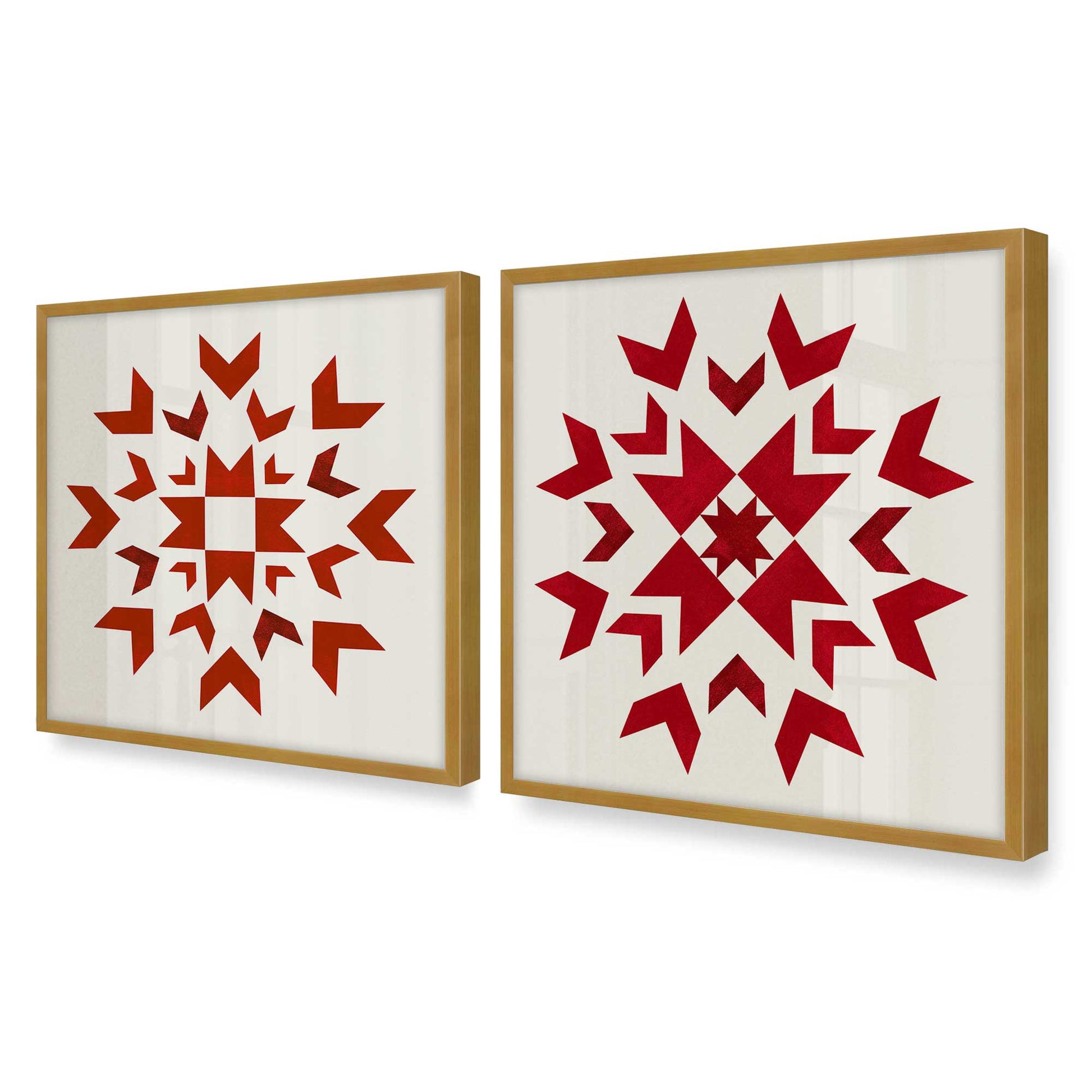 [Color:Polished Gold], Picture of art in a Polished Gold frame of the corner