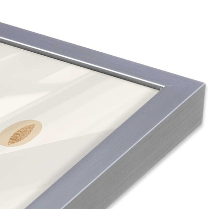 [Color:Polished Chrome], Picture of art in a Polished Chrome frame at an angle