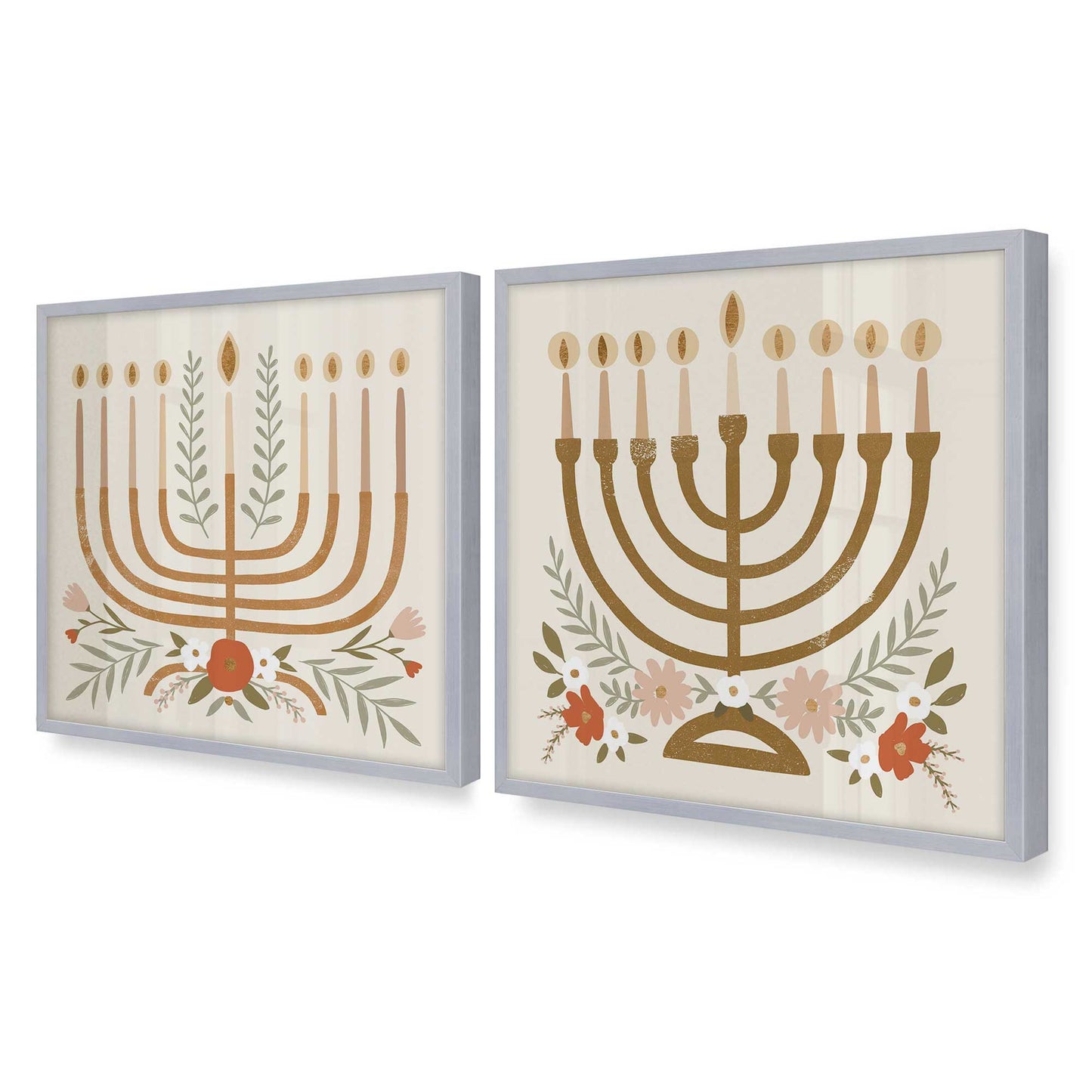 [Color:Polished Chrome], Picture of art in a Polished Chrome frame of the corner