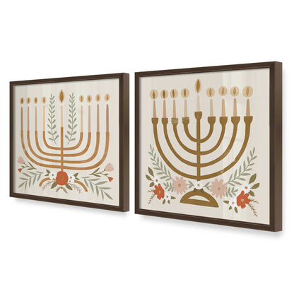 [Color:Belvinder Brown], Picture of art in a Belvinder Brown frame at an angle