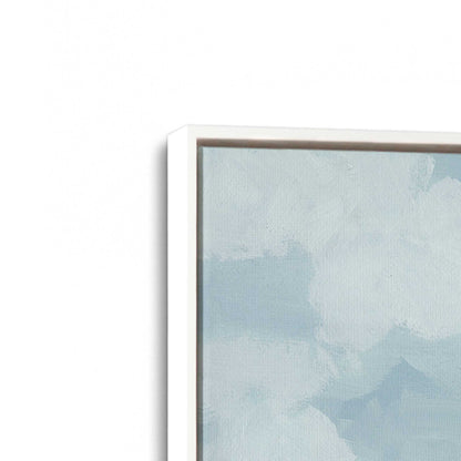 [Color:Opaque White], Picture of art in a White frame at an angle