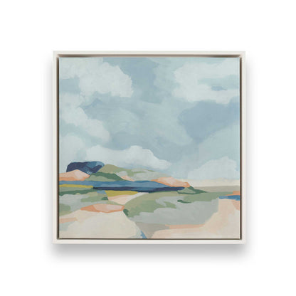 [Color:Opaque White], Picture of art in a White frame