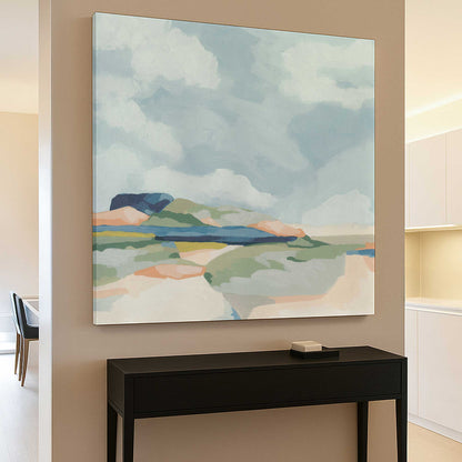 [Color:Stretched Canvas], Picture of art in a room