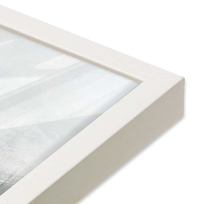 [Color:Opaque White], Picture of art in an Opaque White frame of the corner