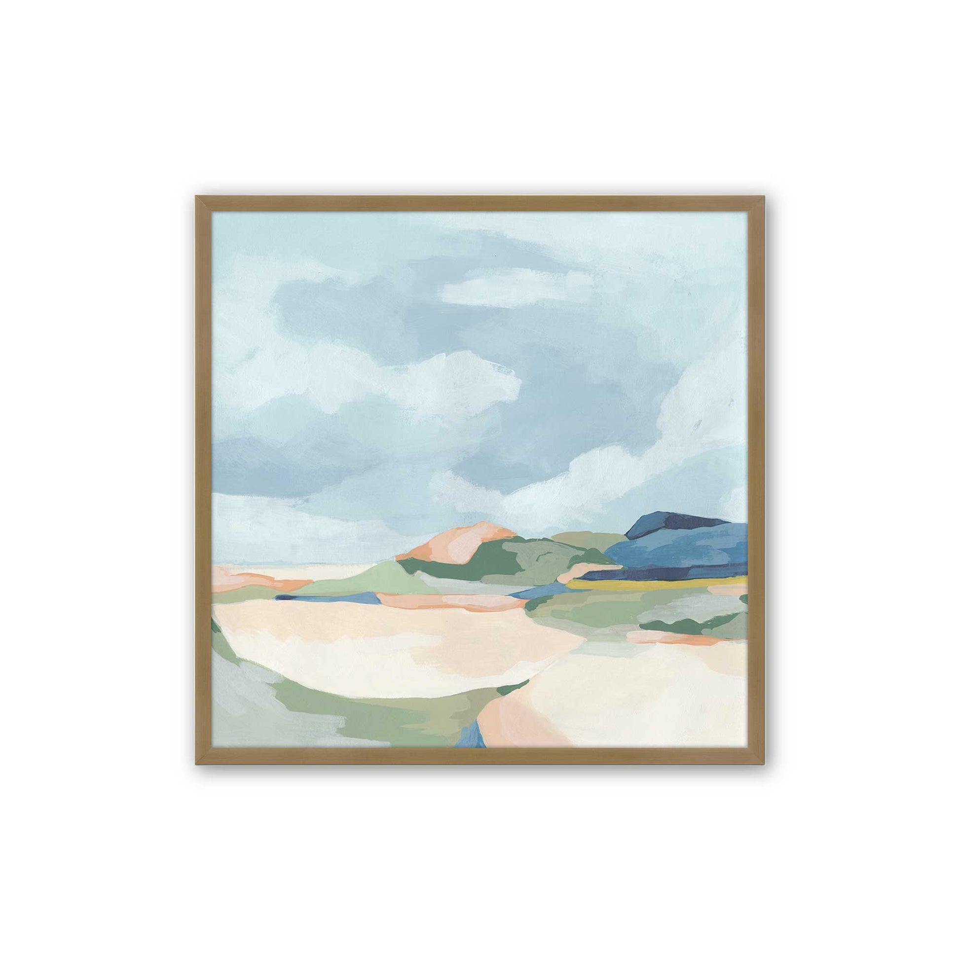 [Color:Brushed Gold], Picture of art in a Brushed Gold frame