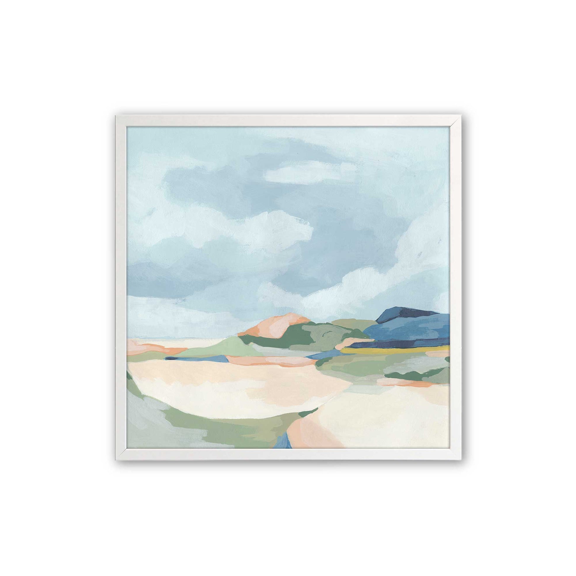 [Color:Opaque White], Picture of art in a Opaque White frame