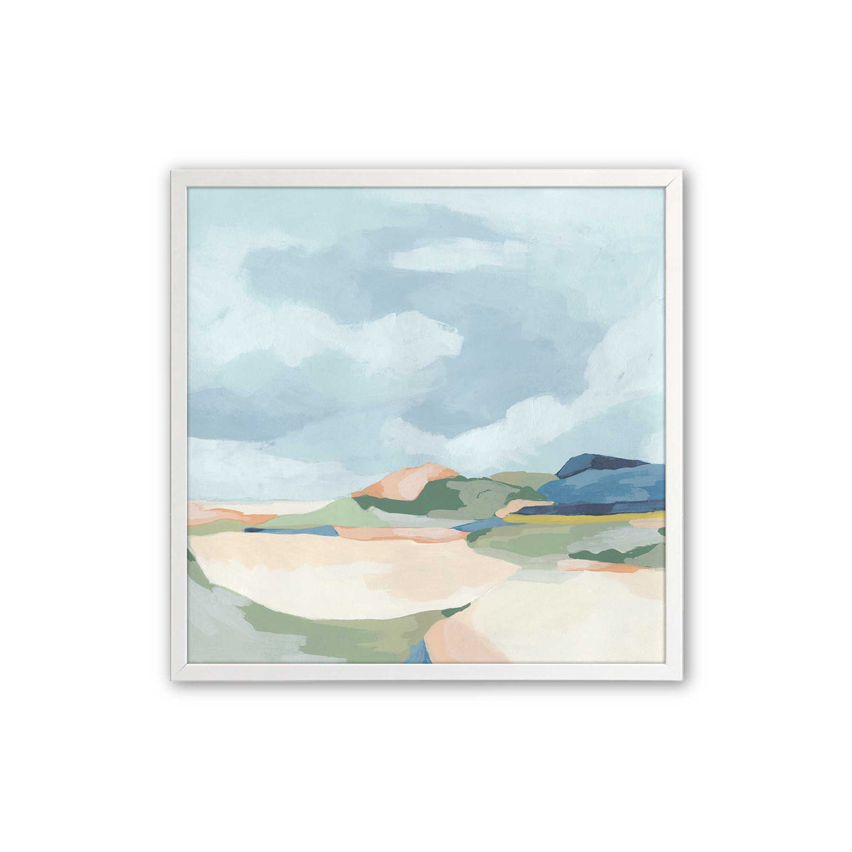 [Color:Opaque White], Picture of art in a Opaque White frame