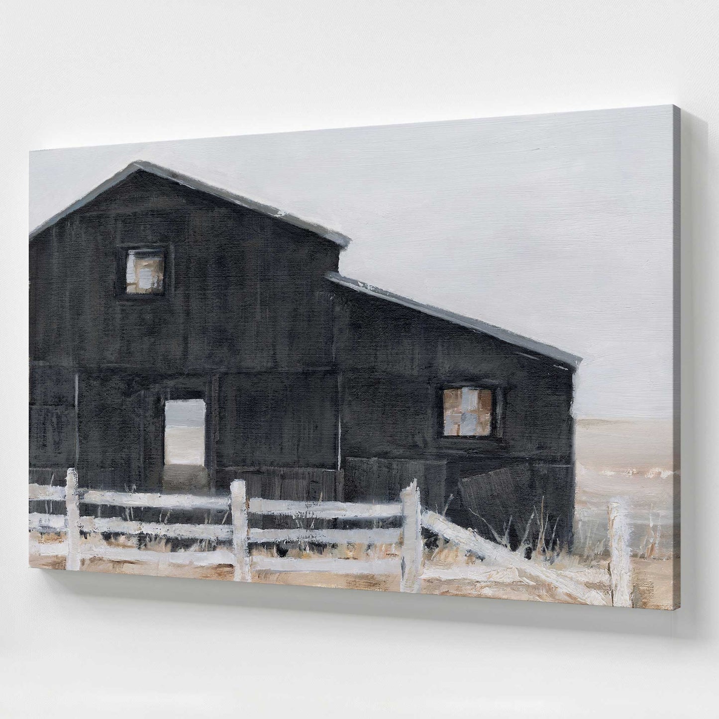 [Color:Stretched Canvas], Picture of art at an angle