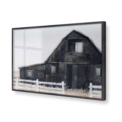 [Color:Weathered Zinc], Picture of art in a Weathered Zinc frame of the corner