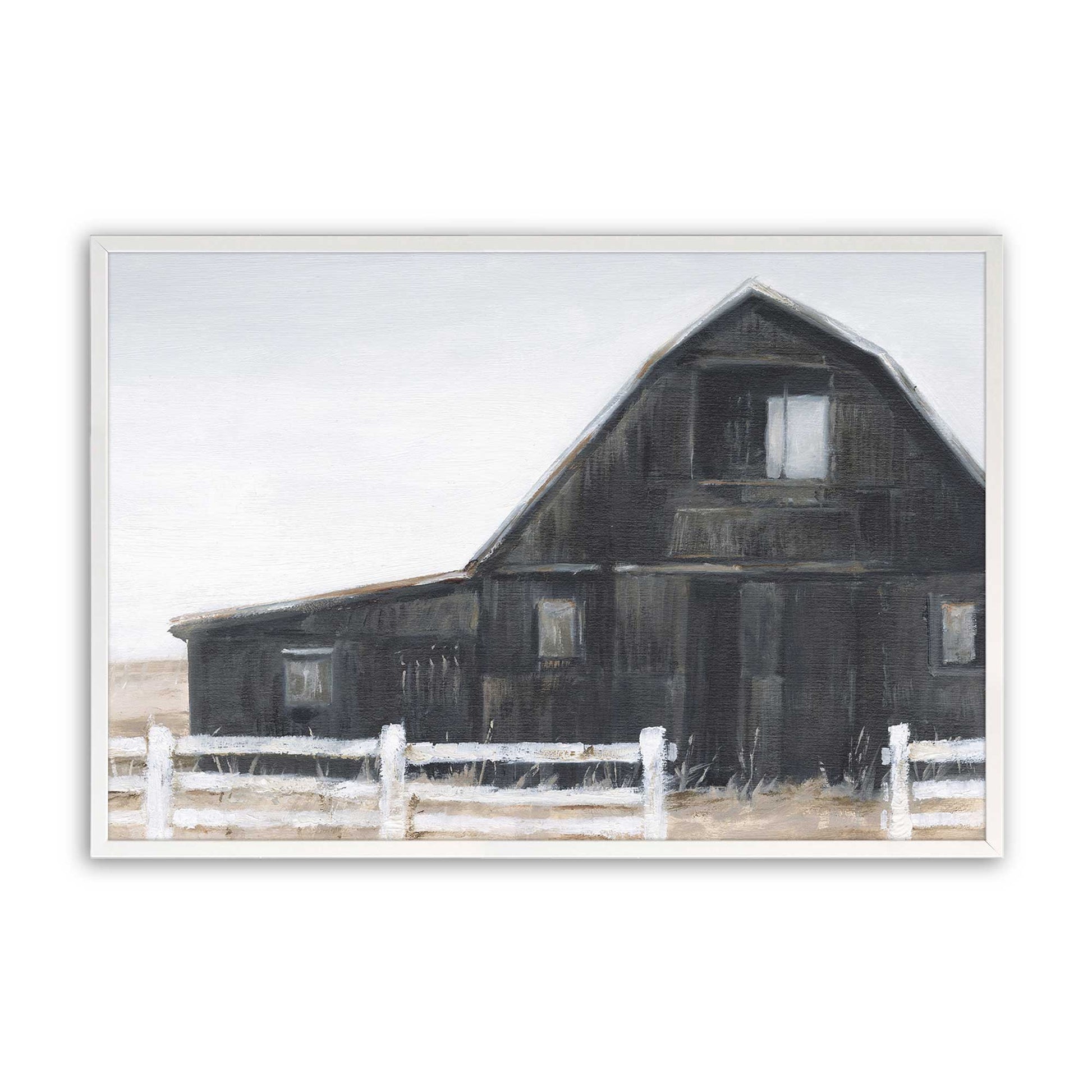 [Color:Opaque White], Picture of art in a Opaque White frame