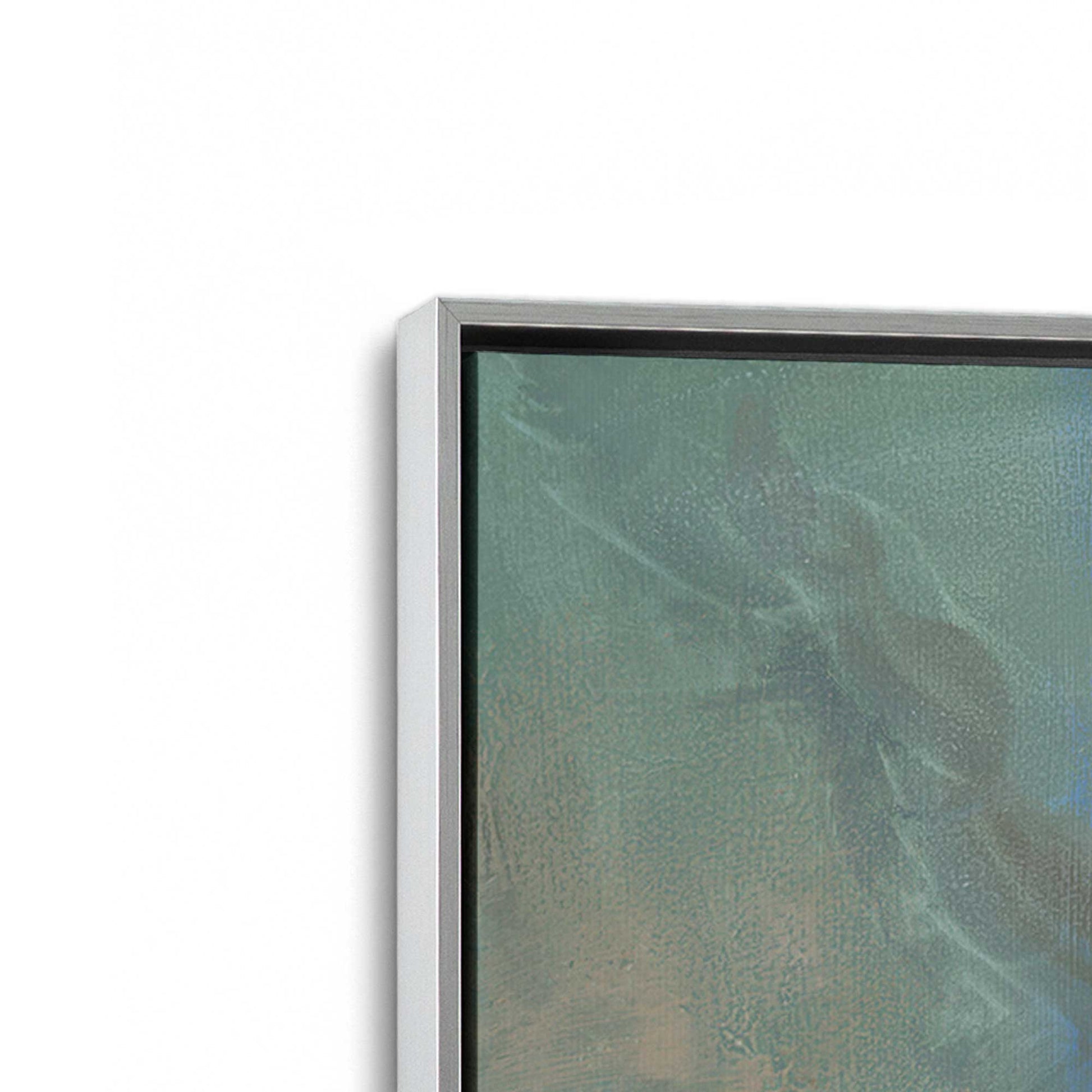 [Color:Polished Chrome], Picture of art in a Polished Chrome frame at an angle