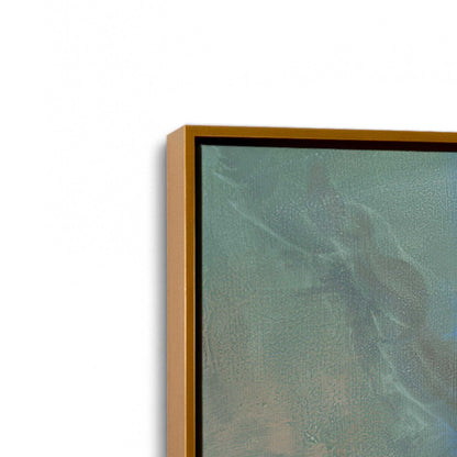 [Color:Polished Gold], Picture of art in a Polished Gold frame at an angle