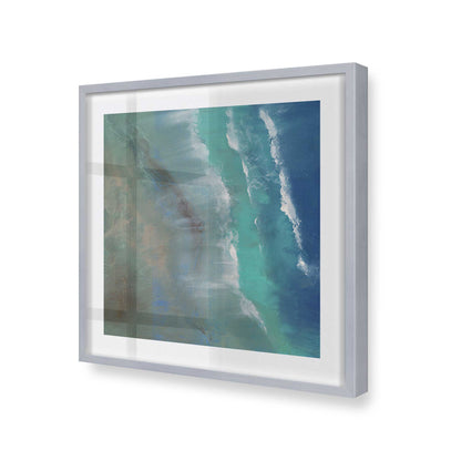 [Color:Polished Chrome], Picture of art in a Polished Chrome frame at an angle